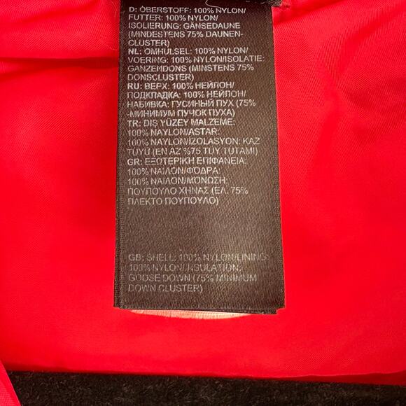 North Face Womens Aconcagua Down Jacket XS Purple TNF Zip Coat Outdoor Camp Hike - Picture 4 of 8